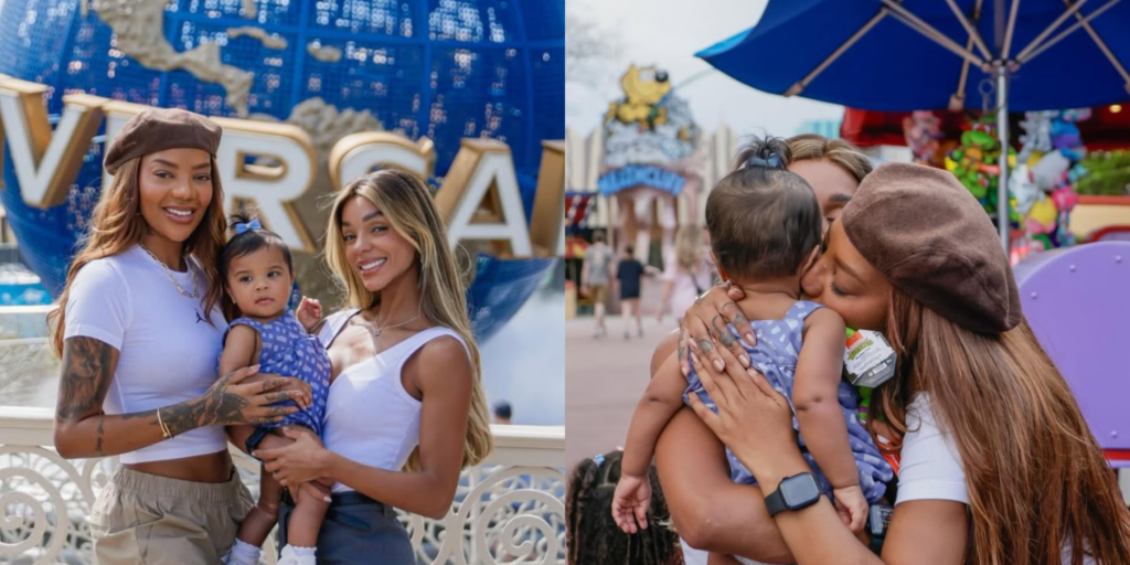 Cantora Ludmilla e família