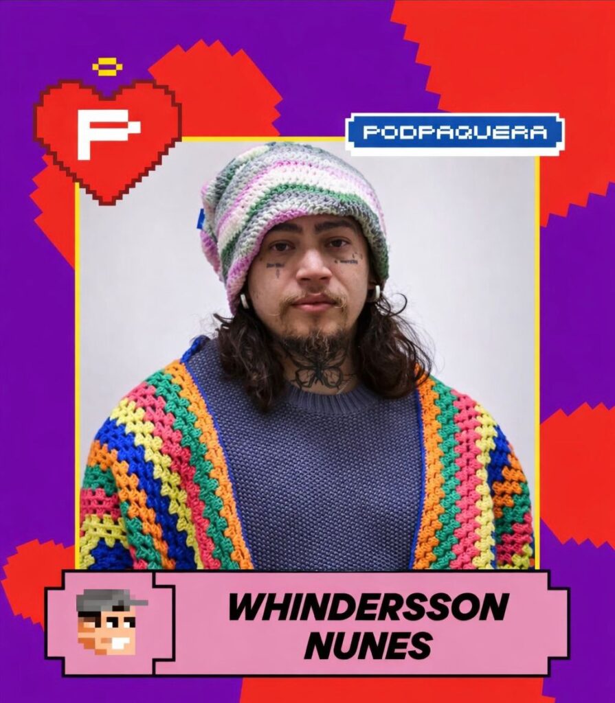 Whindersson Nunes foto tirada para o quadro de namoro